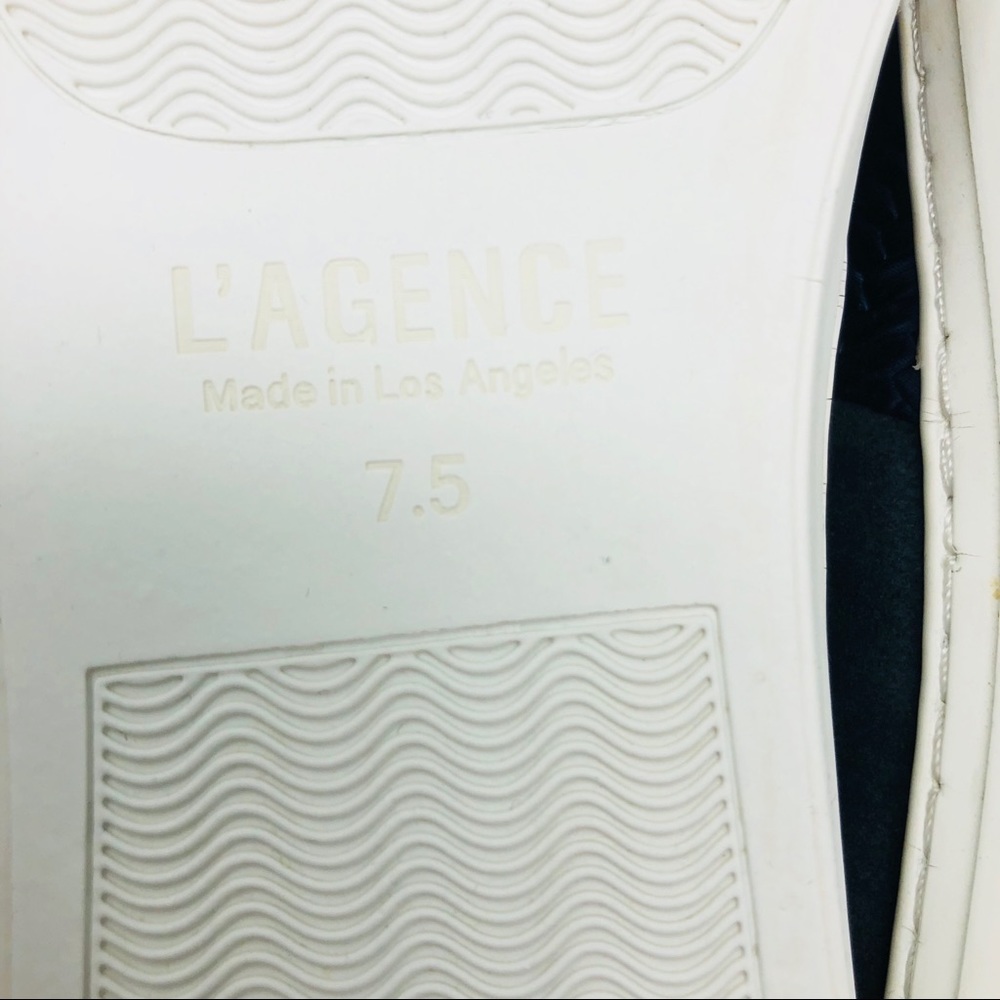 L’Agence leather embossed slip-ons - Picture 8 of 8